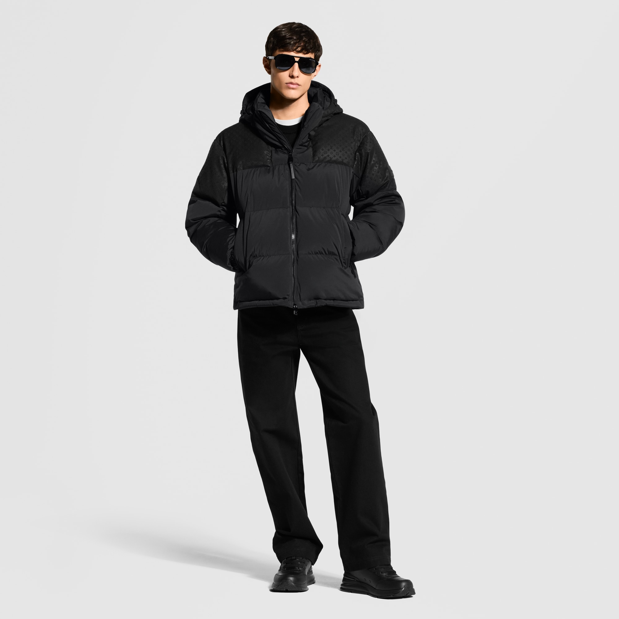 Placed Monogram Ecodown Blouson - Holiday Gifts for Him | LOUIS